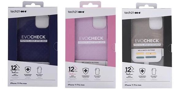 

TEC21 Drop Защитный Эво проверить d3O Soft TPU Tec 21 Чехол для Iphone 11 11Pro 11Pro макс с розничной уп