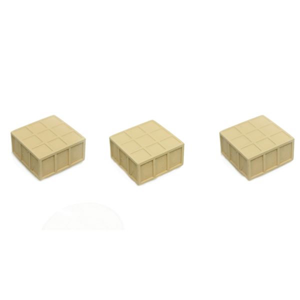

3шт 1:87 ho масштаб поезд модель строительство сцена песок таблица cargo box - s / m / l