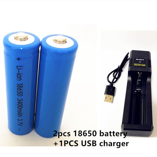 Li Ion 18650 3400mah 3 7v Pointed Flat Head Lithium Battery Usb Charger The Charger For 26650 18650 14500 16340 Chahge E Cig Charger Wall Charger From Pilot163 5 58 Dhgate Com