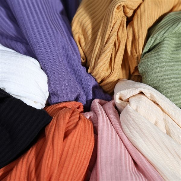 

cold t-shirt men's cotton knitted round collar rainbow t-shirt women's short sleeve versatile slim large size solid color, White
