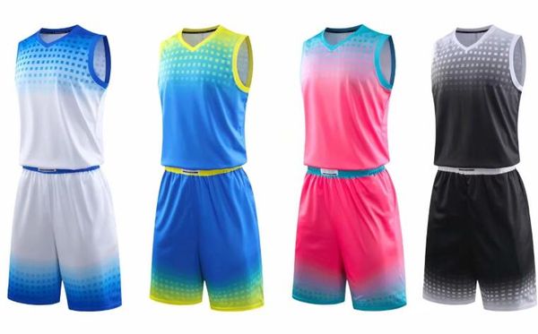 En 2020 Erkekler spor Basketbol Formalar Mesh Performans Özel toptan Özelleştirilmiş Basketbol giyim Tasarım üniformalar yakuda Eğitim setleri