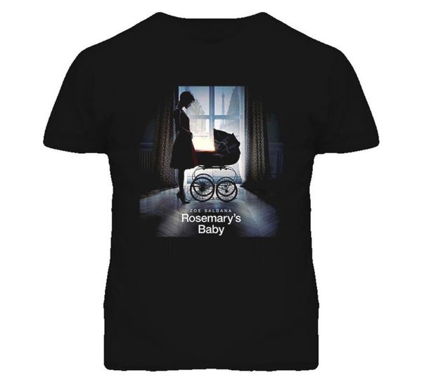 

zoe saldana rosemarys baby t shirt, White;black