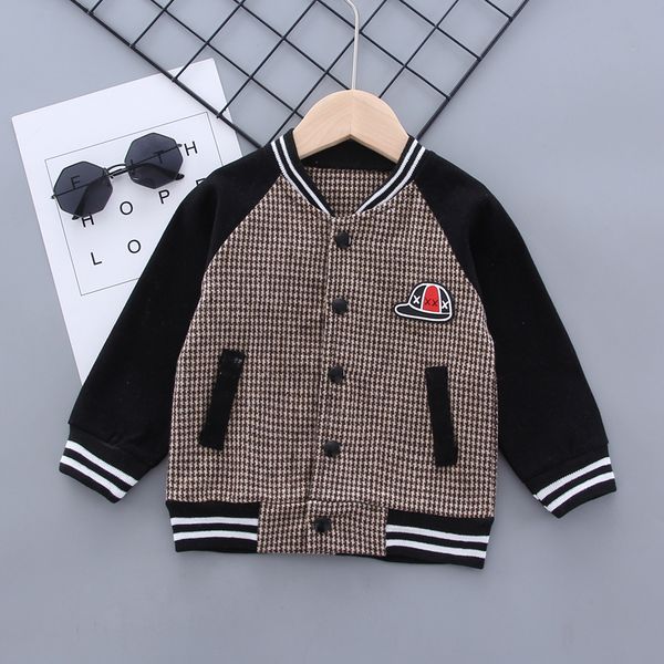 

toddler boy jacket spring autumn clothes toddler baby girls boys baseball jackets coat kids casual long sleeve, Blue;gray
