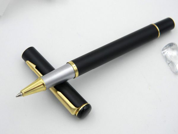 

metal 801 golden arrow clip charcoal roller ball pen, Blue;orange