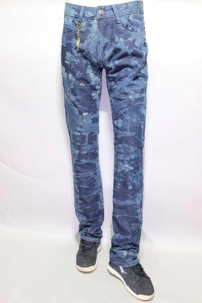 

2019 new robin's robin men's jeans fashion hip hop crystal studs denim pants designer straight trousers men's print, Blue