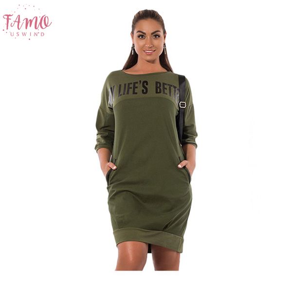 

2020 5xl 6xl twill letter print new women dresses large size winter warm dress plus size women clothing casual elegant blue vestidos, Black;gray
