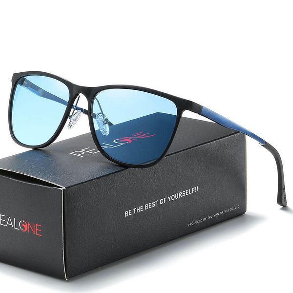 

2020 new aluminum frame brand sunglasses european and american fashion colorful men and women metal sunglasses mirror ocean film retro luxur, White;black