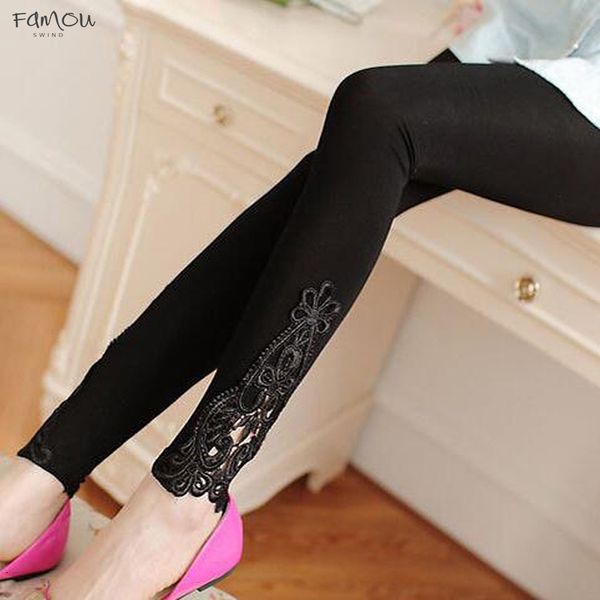 

Leggings 5Xlt004t006 Women 2019 New Size S- 7Xl Women Leggings Modal Hollow Thin Lace Leggings Solid Pants Plus Size 7Xl 6Xl Long