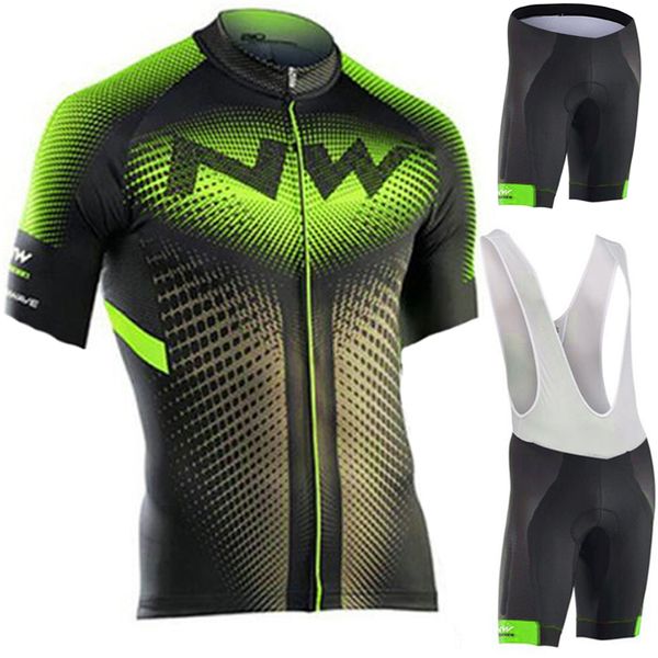 

2019 nw brand flour green cycling jersey set mountian bicycle sportswear cycling clothing racing bike wear clothes set, Black;blue