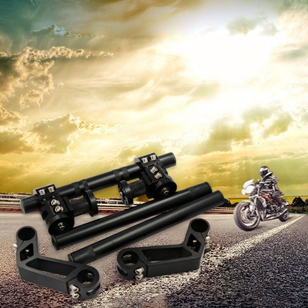 

motorcycle cnc adjustable steering handlebar removable handle bar system pit bike dirt bike motocross scooter handle barss