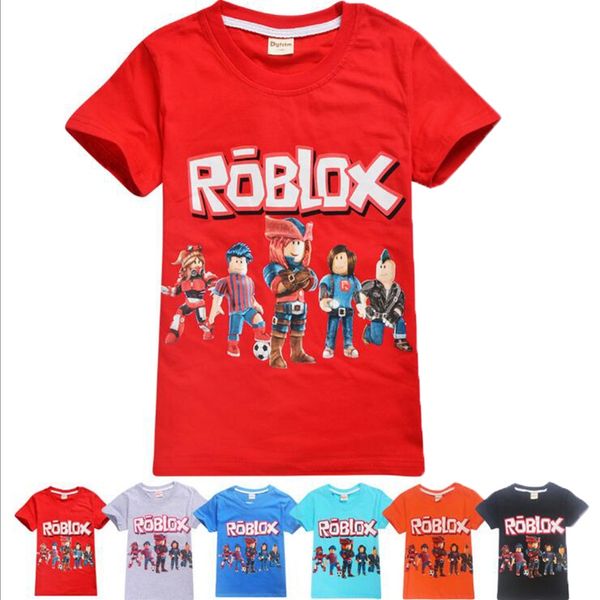 2019 6 14t Summer Children T Shirt Cartoon Game Kids Cotton Short Sleeve Roblox Tops 100 Cotton From Zftrading 529 Dhgatecom - canada styles t shirt sale roblox