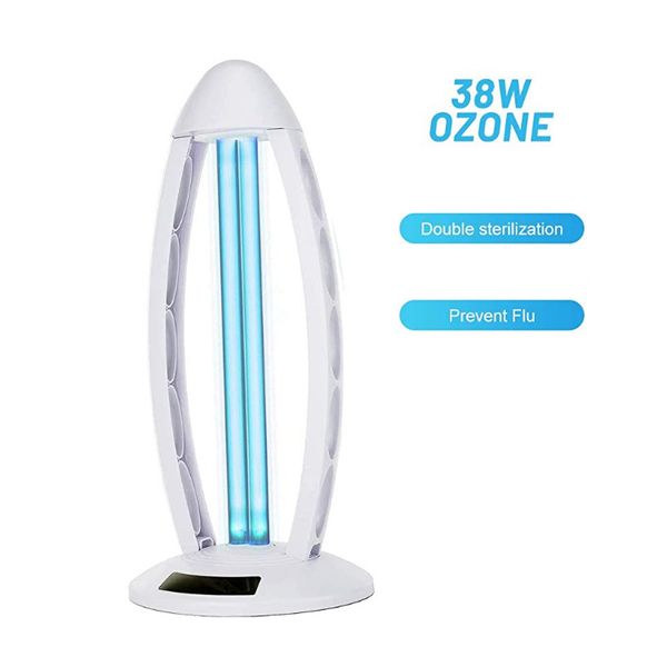 

germicidal sterilizer uvc blacklight ozone deodor eliminator tube timing ultraviolet uv light new 38w led uv lamp