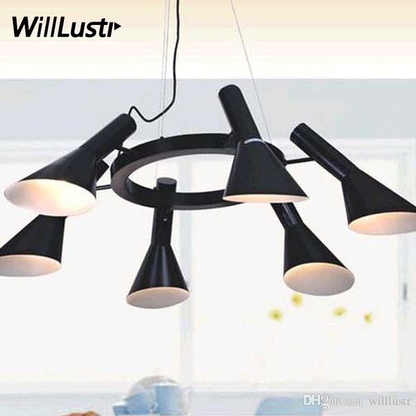 

aj pendant lamp suspension light arne jacobsen metal hanging lighting dinning room meeting room office project restaurant lights