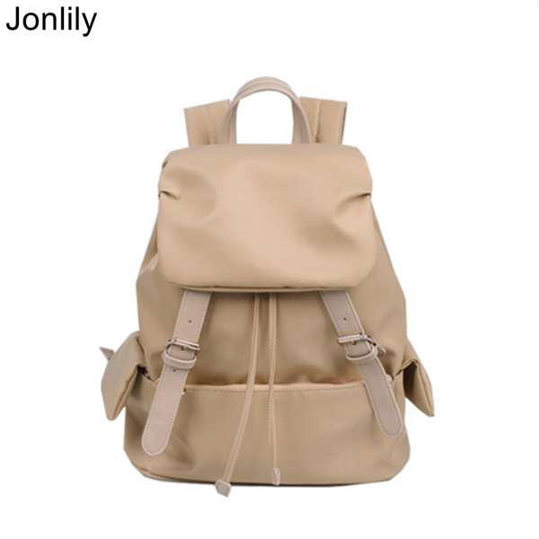 

jonlily women nylon backpack fashion city pack female casual daypack camping travel bag teens elegant purse -kg332