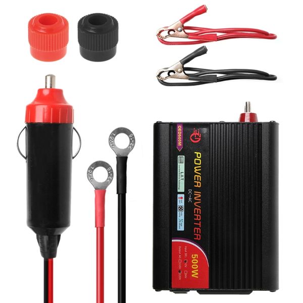 

500watter power inverter dc 12v to 220v ac modified sine wave solar car inverter