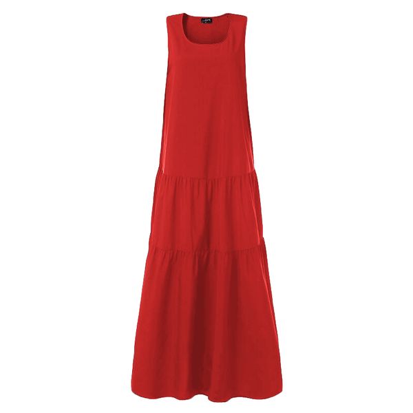 

womens dress woman clothing bohemian dress 2019 summer v neck sleeveless big swing maxi long holiday casual vestido plus size, Black;gray