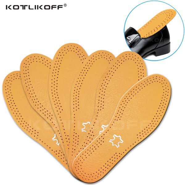 

kotlikoff ultra thin breathable deodorant leather insoles 3mm latex instantly absorb sweat inner soles shoes leather insole pad, Black