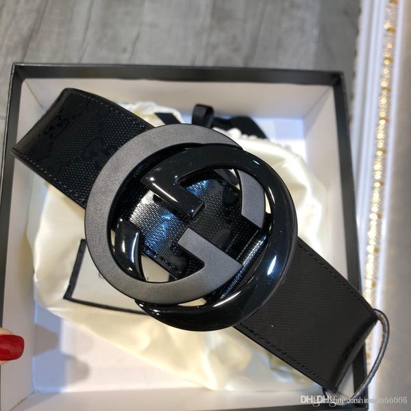 

кожаный ремень дизайн пряжки пояса мужчин и женщин моды дизайнерские ремни роскошные корова из натуральной кожи пояс пояс с коробкой, Black;brown