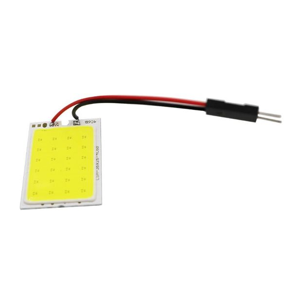 

ysy 100pcs t10 cob 24smd led panel car auto interior reading map lamp bulb light dome festoon ba9s 3 adapter 12v