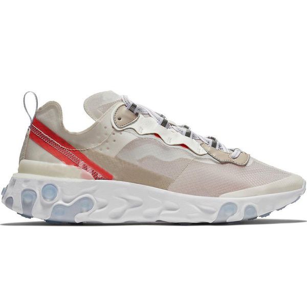 

Hot 2019 New Epic React Element 87 Undercover Men Women Running Shoes Beige White Black Red Blue luxury Sports Sneakers Size 36-45