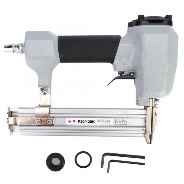 

stapler pneumatic nail gun f30/425k dual-use straight stapler air nailer gun for furniture installation decoration nail