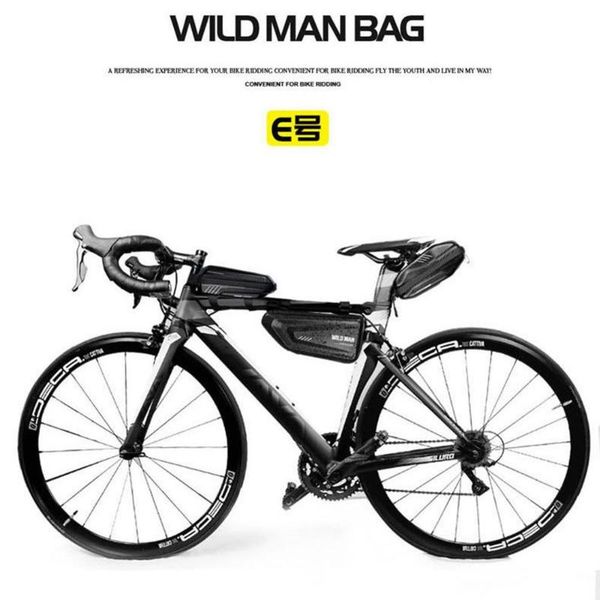 

mountain bike bag rainproof road bicycle frame bag cycling accessories hard shell tools new hot
