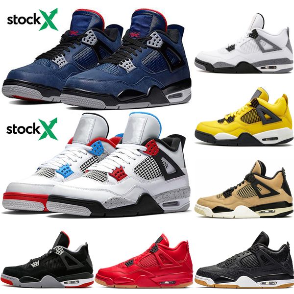 

2020 new bred 4 4s iv what the white cement men basketball shoes black gum singles day fiba mushroom mens sports designer sneakers