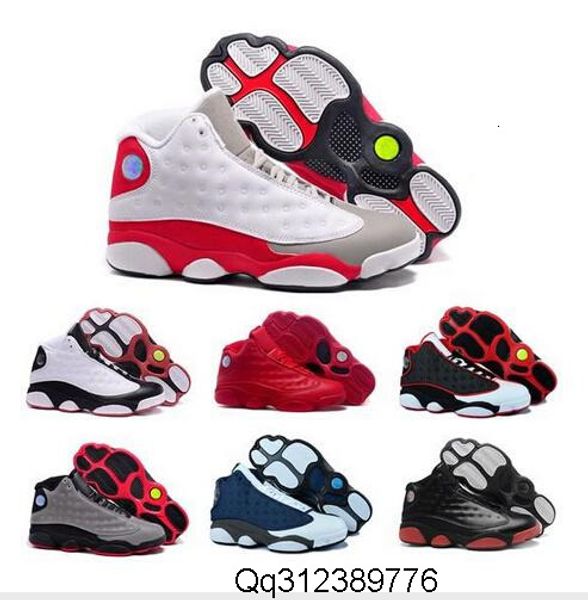 

new 13 xiii basketball shoes men women bred flints grey toe he got game hologram barons sport sneakers training shoes