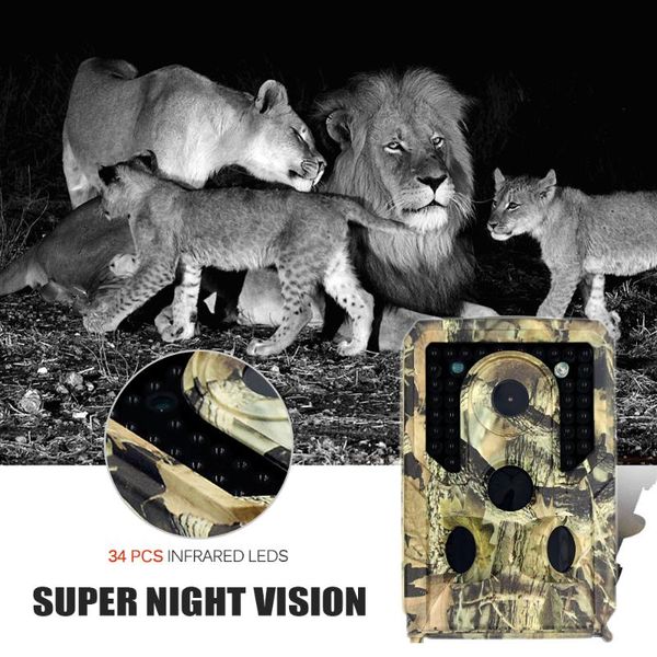 

hunting cameras pr400 camera 12mp 1080p infrared night vision wildlife scouting trail