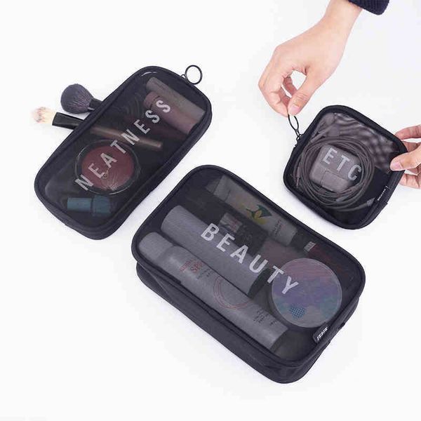 

women travel cosmetic bag zipper make up makeup case organizer storage pouch beauty wash kit bags drop shipping