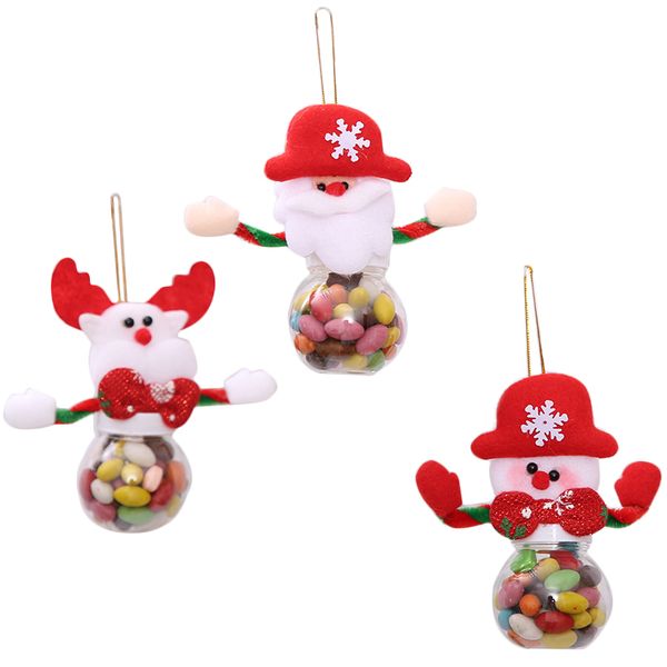 

cute christmas candy storage can decor for home gift biscuit food storage jarcandy jar tanque de almacenamiento