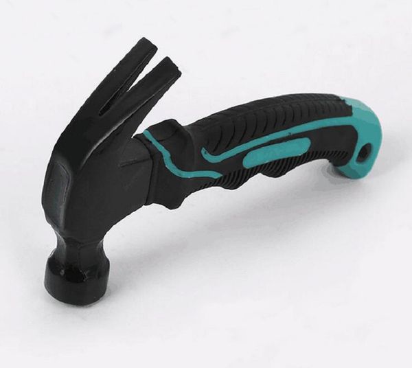 

new 1pcs multifunctional mini claw hammer piece mini lifesaving hammer claw