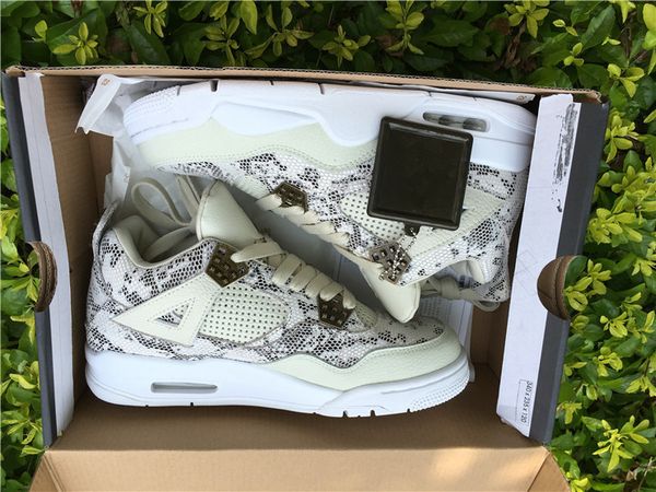 

with box 4s premium snakeskin 4 good men basketball shoes mens sneakers sports shoes sale size 8 13