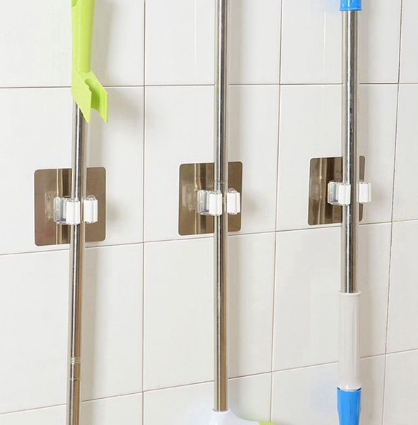 Porta a parete Mop Organizzatore Pannello Pannello Gruppo appuntamento Giaccurre cucine Grobli da cucina Organizzatore del bagno cucina KKA7893