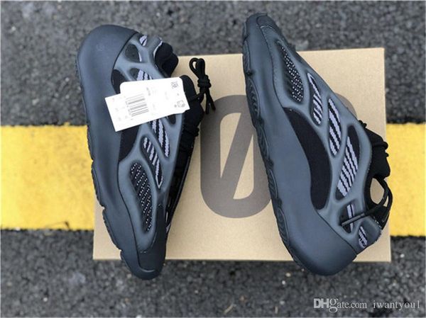 

new authentic boots 700 v3 alvah h67799 running shoes men women azael fw4980 glow in the dark kanye west sneakers with original box