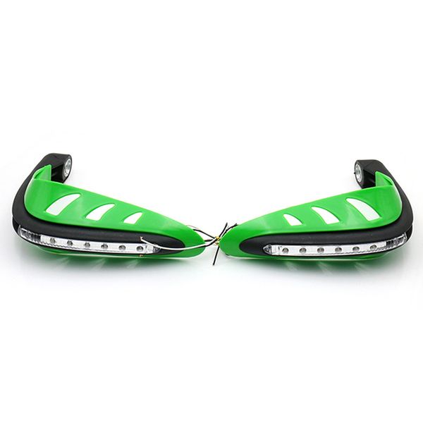 

1 pair motorcycle handlebar hand protector with led light handguards led hand guard universal guards motor accessories