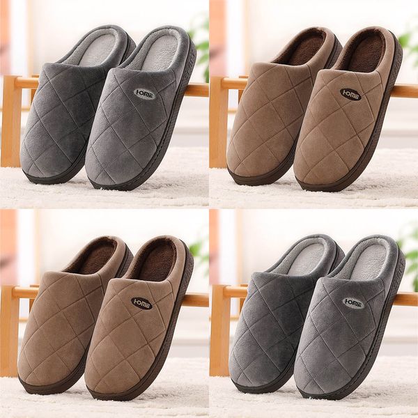 

warm lined slippers home waterproof indoor and outdoor garden shoes men woman winter slippers for home buty damskie, Black