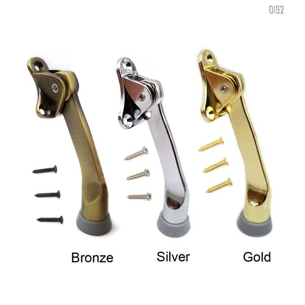 2019 5 Inch Door Stopper Hinge Metal Kickdown Door Stop Door