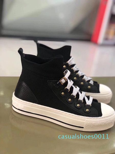 

luxury designer men casual mens womens fashion sneakers party platform shoes velvet chaussures df0718 c11, Black