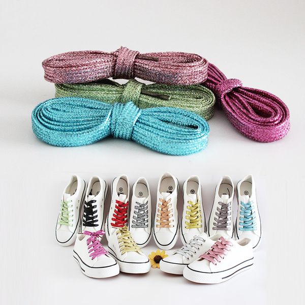 

140см / 55 «» розовые плоских обуви lace взрослых размеры princess шнурки блески шнурки шнурки, White;pink