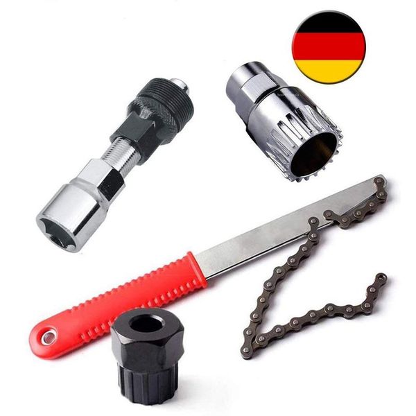 

bicycle tools 4 in 1 pedal drive bottom bracket crank sprocket puller cassette puller