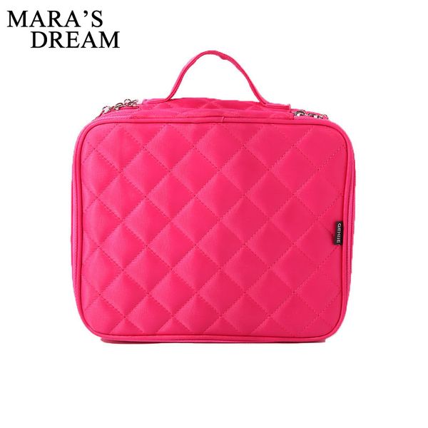 

mara's dream women cosmetic cases new waterproof women wash bag fashion double layer large capacity cosmetic bag