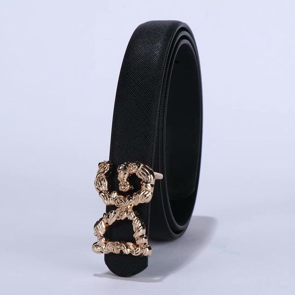 

leather belt men smooth buckle hair stylist quick hand, Black;brown
