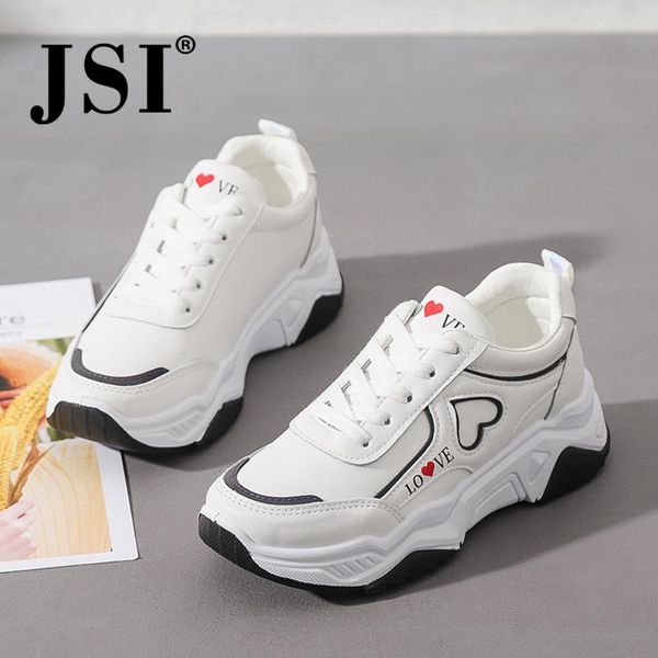 

jsi fashion women flats heart-shaped print cross-tied lace-up anti-slippery shoes comfortable stylish sneakers jy22, Black