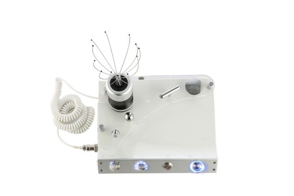 

vibro acoustic therapy head massager vibration facial massage beauty care whole body massaging treatment, Black;white
