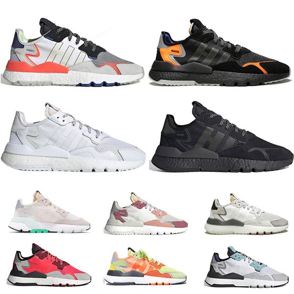 

hotsale тройной черный nite jogger joggers мужчины женщины кроссовки обувь белый безопасности дорожного движения trace pink дизайнер тренеры