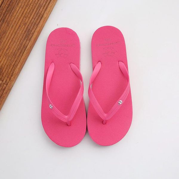 

women's summer animal solid beach flip flops anti-slip slipper casual sandals for slippers women, Black