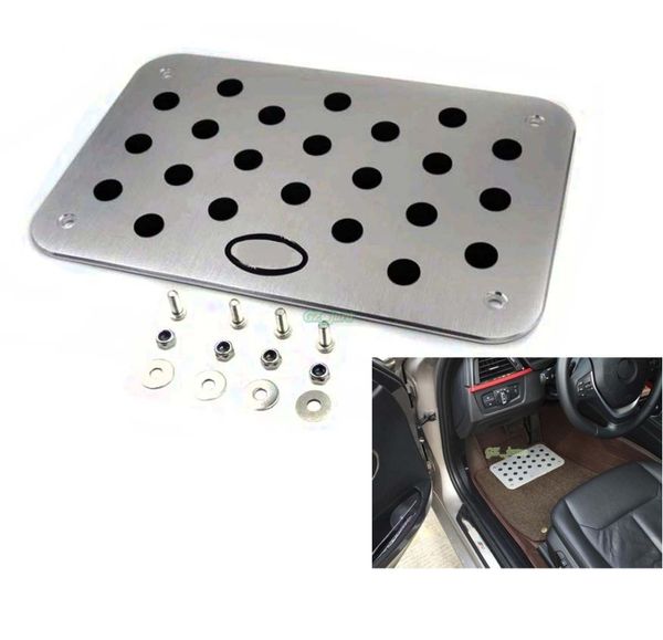 

auto car aluminum floor mat carpet foot rest emblem pad pedal for kia for kia k2 k5 k7 sportage universal floor with