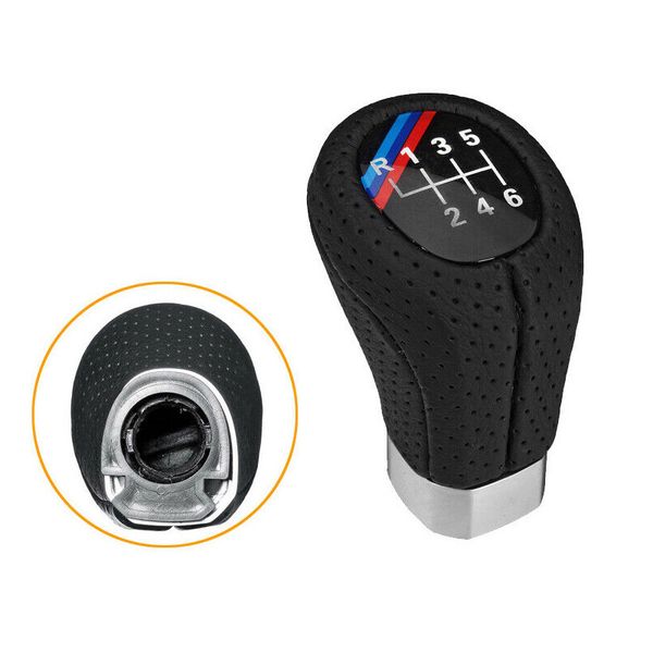 

6 speed gear shift knob leather shift handball gear lever gearshift handball for 1 3 5 6 series e46 e60 e87 e90 e91 e92 z