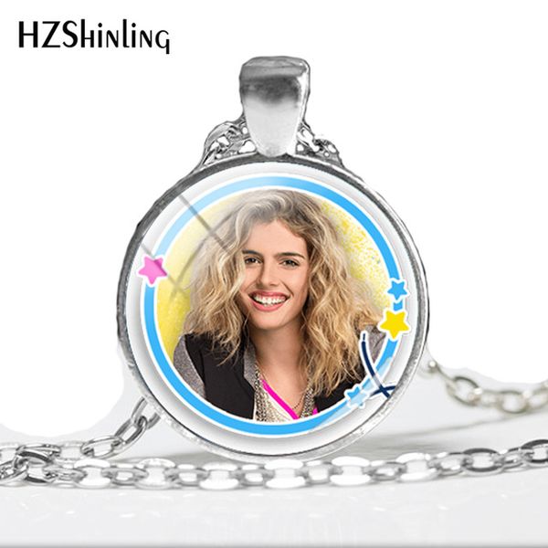 

2019 new arrival super pop tv soy luna pendant necklace simon jazmin monica pendants glass dome p necklaces silver hz1